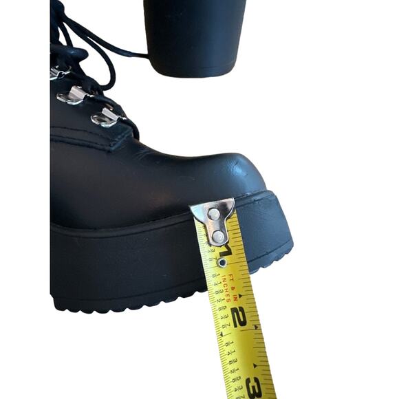 ROC Australia Pelham Platform Ankle Boots in Black - Picture 7 of 8